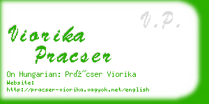 viorika pracser business card